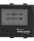Wireless Surge Guard Display For New 34931 And 34951 Models with screen showing voltage and current measurements