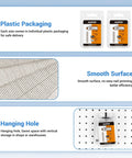 Hella Sturdy Three Eighths Inch 23 Gauge Pin Nails In 304 Stainless Steel Micro Headless Finish Nails For Nail Gun Trim Carpentry And Fine Woodworking Crafts 1500 Piece Pack in plastic packaging with smooth surface