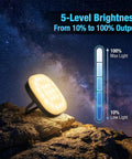 Solar Powered Camping Lantern Must Have All Weather Ready 5000mAh Battery 2000 Lumens 5 Light Modes USB Rechargeable IP65 Waterproof
