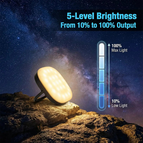 Solar Powered Camping Lantern Must Have All Weather Ready 5000mAh Battery 2000 Lumens 5 Light Modes USB Rechargeable IP65 Waterproof