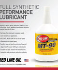 MT-90 75W-90 GL-4 Manual Transmission And Transaxle Lubricant Quad Pack 1 Quart bottle with performance details