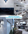 Collage showing Universal Garage Door Opener LED Light Bulb in various home settings and usage applications.