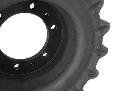 Top Shelf Replacement Drive Sprocket For Bobcat Skid Steer Loaders Rock Solid Steel Build showing six hole bolt pattern and seventeen cogs.