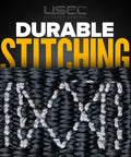 Close-up of stitching on Beefy Stainless Steel Ratchet Straps With S Hooks 1 Inch By 10 Feet 4 Pack For Boats ATVs.