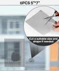 5 By 7 Inch Window Screen Patch Kit 6 Pack Mesh Repair Tape With Ultra Strong Adhesive for quick fixing window screen tears