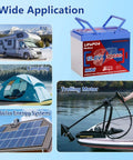 12V 100Ah LiFePO4 Battery With Built In 100A Smart BMS for RV, camping, trolling motor, solar panel applications