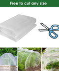 Heavy Duty Garden Mesh Netting For Plants 10x33 Feet Insect Proof Garden Cover Bug Netting Berry Protection Durable Polyethylene Fabric