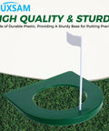 Dope Golf Practice Putting Cup Mat With Hole And Flag For Indoor Outdoor Use Portable Plastic Regulation Cup Training Aid