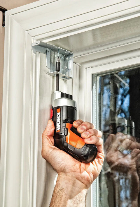 Using 4V XTD Xtended Reach Cordless Screwdriver Pro Grade With Extending Shaft For Recessed Areas Auto Spindle Lock Offset Chuck