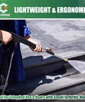User cleaning steps with 3600 PSI Pressure Washer Gun Kit With Extension Wand Nozzle Holder And 5 Spray Tips