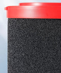 Close-up of black foam sleeve on 4 Pack 49-90-1900 HEPA Vacuum Filter Replacements for M18 and M12 Cordless Wet Dry Vacuums.