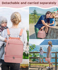 Stay Cool And Fully Loaded With This Dope Breast Pump Bag Cooler Backpack Designed For The Busy Mom Hustle While Keeping Fresh Milk Safe During Hands Free Pumping Days.