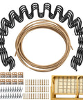 Hard As Nails Heavy Duty Couch Spring Repair Kit To Fix Droopy Sofa Seats Fast With Premium Sinuous Springs and complete hardware.
