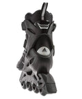 Rear view of Zetrablade Mens Fitness Inline Skates For Beginners With High Cuff Support Comfortable Padded Liner Durable Shell Secure Closure