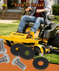 Deck Spindle Bolts And Washers Beefed Up Replacement Kit For Lawn Mowers Three Sets With Belleville Spring Washers And Grade 8 Hardware Replaces 781872 782474 754101 602680 Fits Hustler Super Z And Super Mini, bolts and washers on mower