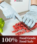 Cut Resistant Gloves With Non Slip Silicone Grip For Real Kitchen Work Including Meat Cutting, Oyster Shucking