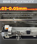 TECHTONGDA metal lathe 8x31in bench lathe with dual chucks and 1100W motor