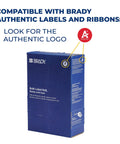 Hella Tough Portable Label Printer With Auto Cut And Badass Build Prints Fast Text Barcodes Plus Images On Heavy Duty Tags Brady label box.