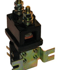 Pro Grade Heavy Duty 36 Volt Dc Main Contactor 400 Amp Solenoid Switch Spst Normally Open For Evs And Industrial Trucks visible from side angle