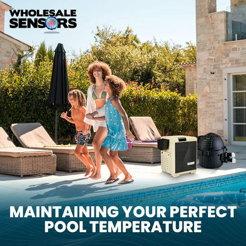 Pro Grade Temperature Sensor Probe Replacement For 7790 Pool And Spa, Easy Direct Fit, Accurate Water Temperature Readings, Compatible With 7790 OEM Sensors, Durable And Reliable Performance For Consistent Readouts, pool side sensor setup