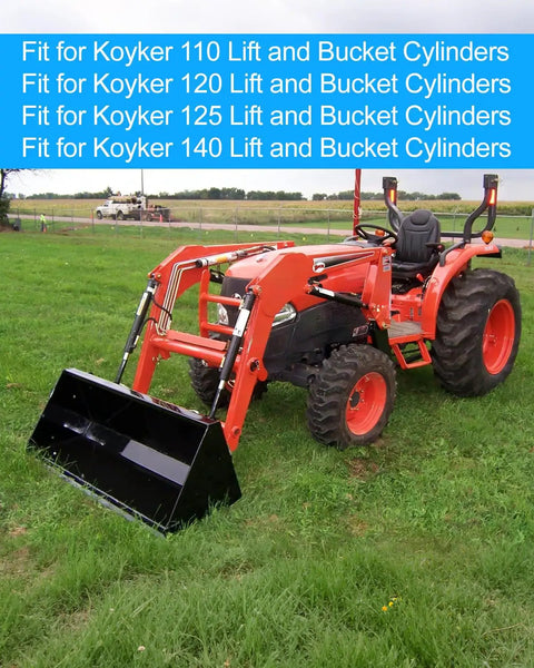 Hydraulic Cylinder Seal Kit For Front End Loader Fits 663304 110 120 Built To Last High Pressure Seals Replacement For Leak Free Operation And Easy Install for Koyker 110/120 loader cylinders