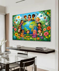 6 Pack Sound Absorbing Acoustic Wall Panels With Totally Dope Floral Butterfly And World Globe Design For Home Recording Studios Self Adhesive Noise Blocking Acoustic Tiles Ready For Any Chill Setup on a modern wall.