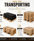 Heavy-Duty Solid Wood Pallet For Warehouse Storage And Shipping Platform, ideal for transporting pipes, cargo, lumber, and sheets