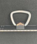 Oil Rubbed Bronze Mission Pull Handle for Cabinets and Furniture, 3 Inch (76mm) Size, front view on black background