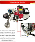 Rock Solid Heavy Duty Waste Oil Burner Heater Air Atomizing Multi Fuel Industrial Boiler Furnace with temperature control and valves
