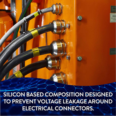 Electric connectors with Waterproof Dielectric Silicone Grease for Electrical Connectors Switches And Sensors 2 Oz Tube applied