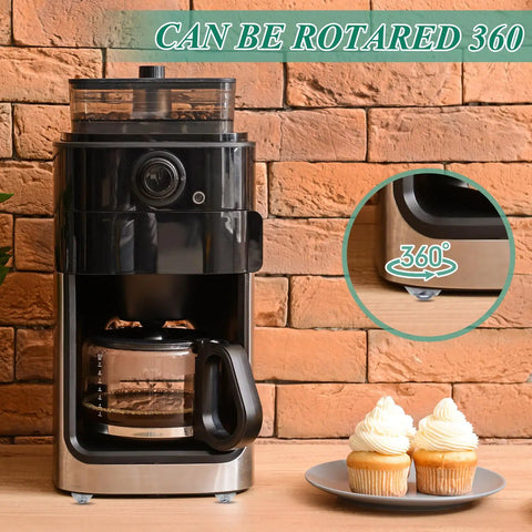 48 Pack Self Adhesive Caster Wheels for Kitchen Appliances and Furniture installed on a coffee maker for easy movement, 360 degree swivel