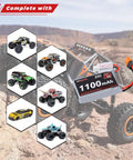 Beefy 2S 1100mAh LiPo Battery With EC2 Female To IC2 Male Plug And 3S 7.4V 1.3A Charger For One Twelfth Scale RC Upgrades