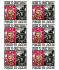 Monkey Meme DTF Transfers Pack Ready to Press for T Shirts 7x7 Inch with playful monkey and black-and-white gorilla images