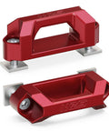 Built Tough T Track Tie Down Anchors For Truck Bed Rails And Tonneau Covers Rock Solid T Slot Cleats Made From 6061 Aluminum In Red.