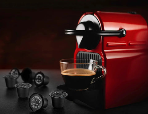 Refillable Coffee Pods For OriginalLine Machines Reusable Capsules Pack Of 6 For Nespresso Style Cups with espresso machine
