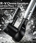 Heavy Duty Ratchet Cargo Winch Tensioner Bar 18 And 22 Inch Reversible Tool with ergonomic handle showing CR-V construction