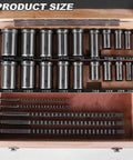 Keyway Broach Kit With Collared Bushings Shims And 30 Piece Set Containing 5 Broaches 18 Bushings And 7 Shims for metalworking