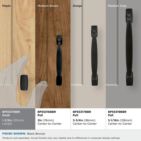 Bring Some Serious Swagger To Your Cabinetry With Professional Grade Solid Zinc Black Bronze 1 3/8 Inch Cabinet Knobs Crafted For Kitchen Drawers And Bedroom Doors Today displayed on various wood finishes.
