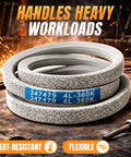 Beefy Heavy Duty Drive Belt Half Inch By 36 Inch Replacement For Lawn Mowers Snowblowers Aramid Fiber Reinforced