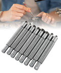 Watch Crown Winder Tool Set 2mm to 10mm Eight Piece Aluminum Alloy Precision Repair Kit with ergonomic grip