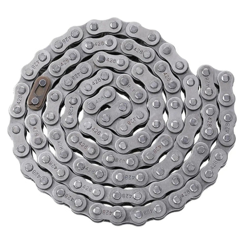 Drive Chain 102 Link With Chain Breaker For 50cc To 125cc 4 Stroke Dirt Bikes ATVs Quad Go Karts Heavy Duty Replacement Chain
