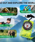 Trail Ready Orienteering Compass Gear For Hiking And Camping Ultra Lightweight Durable Navigation Tool For Backpacking