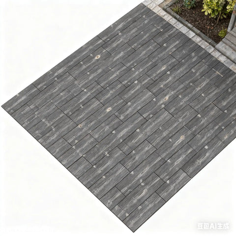 Wood Grain Concrete Stamp Set With Multiple Patterns For Realistic Stone Wall Texture And Quick Texture Skin 29 By 12 By 0.7 Inch Stamped Concrete Molds Decorative Concrete Stamp Mats Edge Molds Release Agent Recommended.