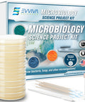 Hands On Microbiology Science Kit For Students With Ten Pre Poured Agar Plates And Cotton Tipped Sticks Learn Microbiology At Home Or In Class