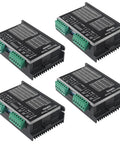 Four Pack CNC Digital Stepper Driver DM556 Controller For NEMA 23 24 34 Motors, 20 To 50 V DC, Max 5.6 A, 128 Subdivisions