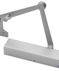 Beefy Aluminum Door Closer With Full Cover, Hold Open Stop Arm, Heavy Duty Parallel Arm, Adjustable For Doors 1 Through 6, ANSI A156.4 Grade 1