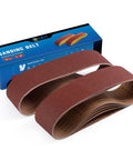 12 Pack 4X36 Inch Sanding Belts For Belt Sanders Aluminum Oxide Open Coat Grits 60 80 120 150 240 400 Anti Static And Anti Clog