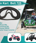 Beefed Up 725 CVT Drive Belt Kit For 30 Series Go Karts - Replacement Belt Pack Fits Hammerhead 80T, Mudhead 208R, Trailmaster MB200