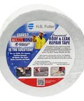 Roof Seal Repair Tape White 4 Inch By 50 Foot 35 Mil Thickness UV Stable Micro Sealant One Step Waterproof And Airtight Sealant For RV Roofs Metal Roofs Siding Drains Boats And More product packaging