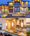 Bright 1100 Lumen A19 LED Bulb for enclosed fixtures illuminating modern home and kitchen, 2700K soft white light